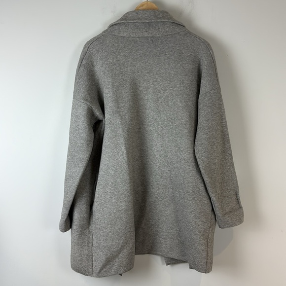 Anthropologie Little Lies Grey Open Cardigan/Coatigan Size S/M - Picture 4 of 8